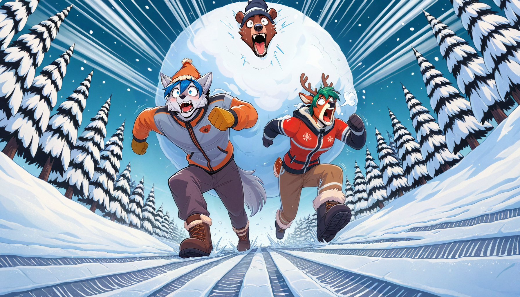 Brad and Buckshot GIANT SNOWBALL OF DOOM 2.png